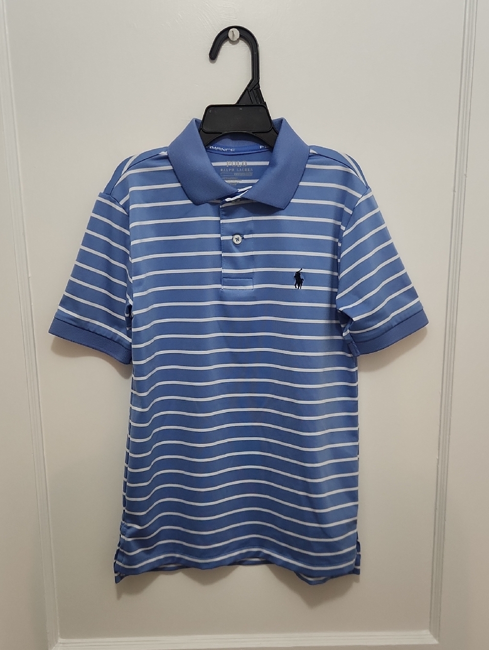 Boys Polo Ralph Lauren Striped Short Sleeve Shirt Size 8